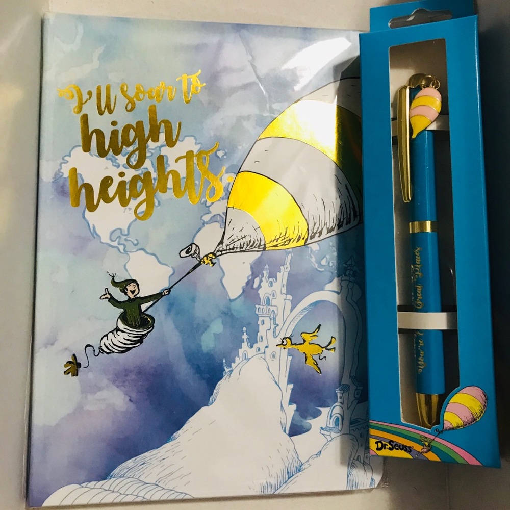 DR. SEUSS OH THE PLACES YOU’LL GO NOTEBOOK AND PEN